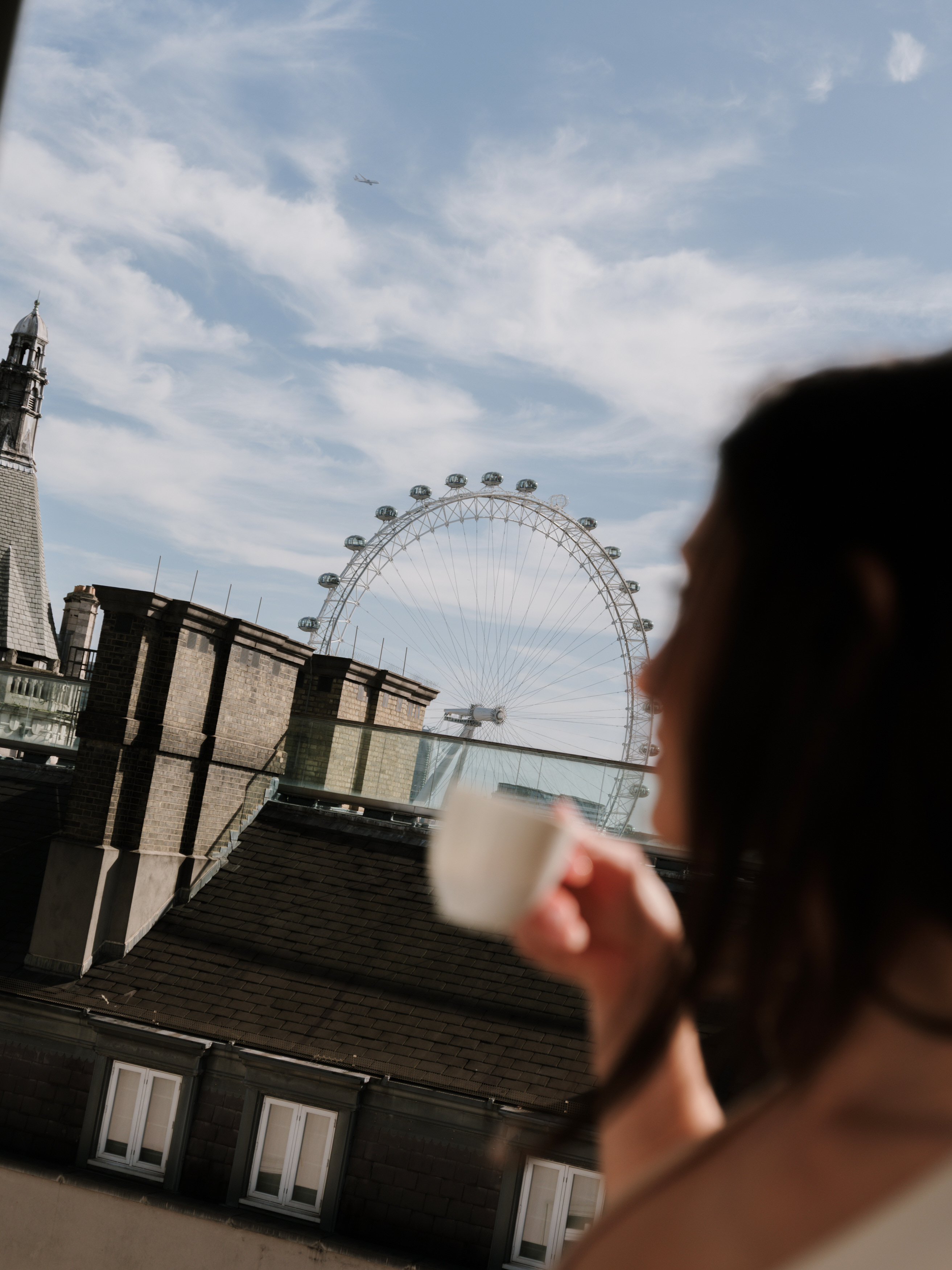 St James's Lake with views of the London Eye