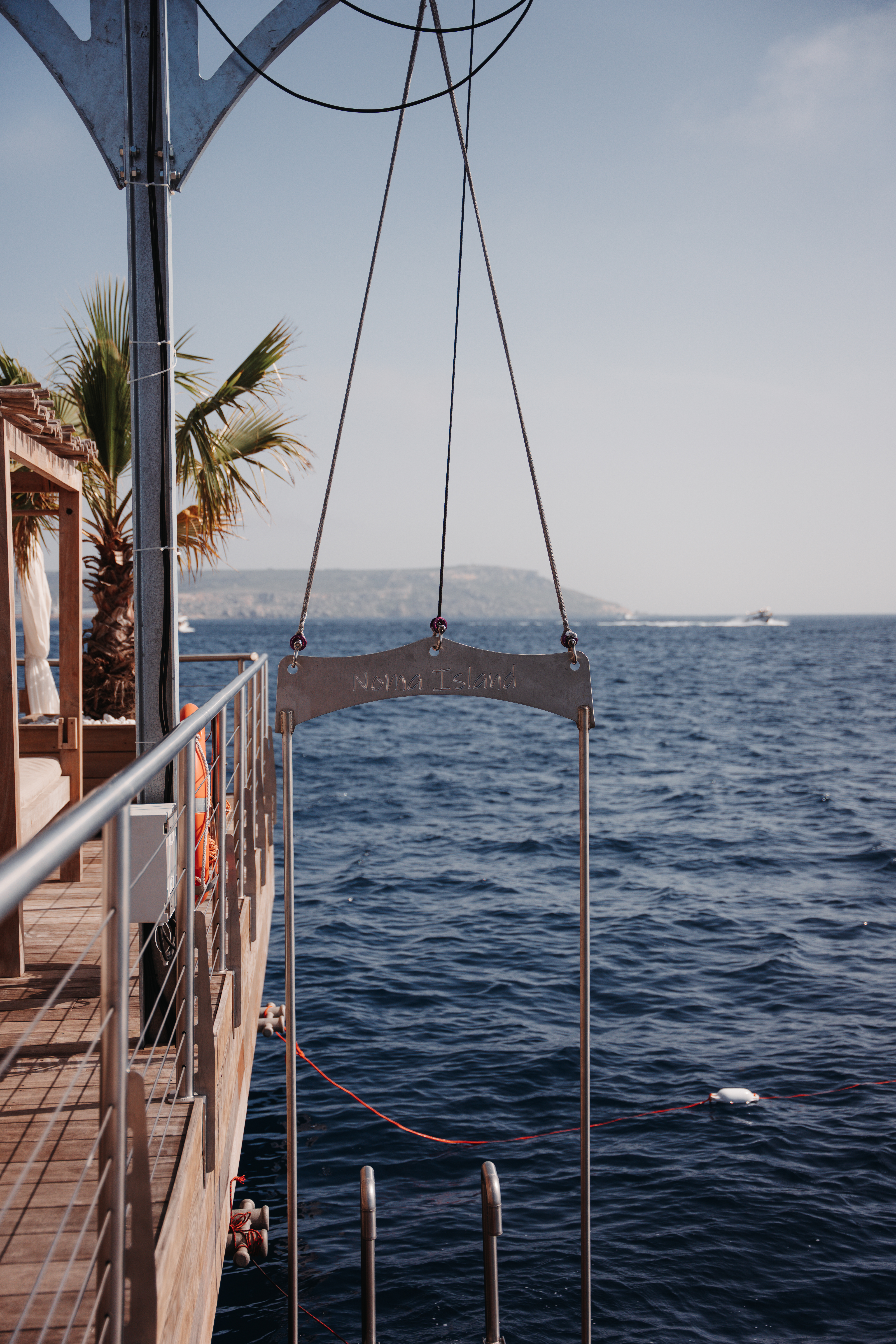 Across azure waters