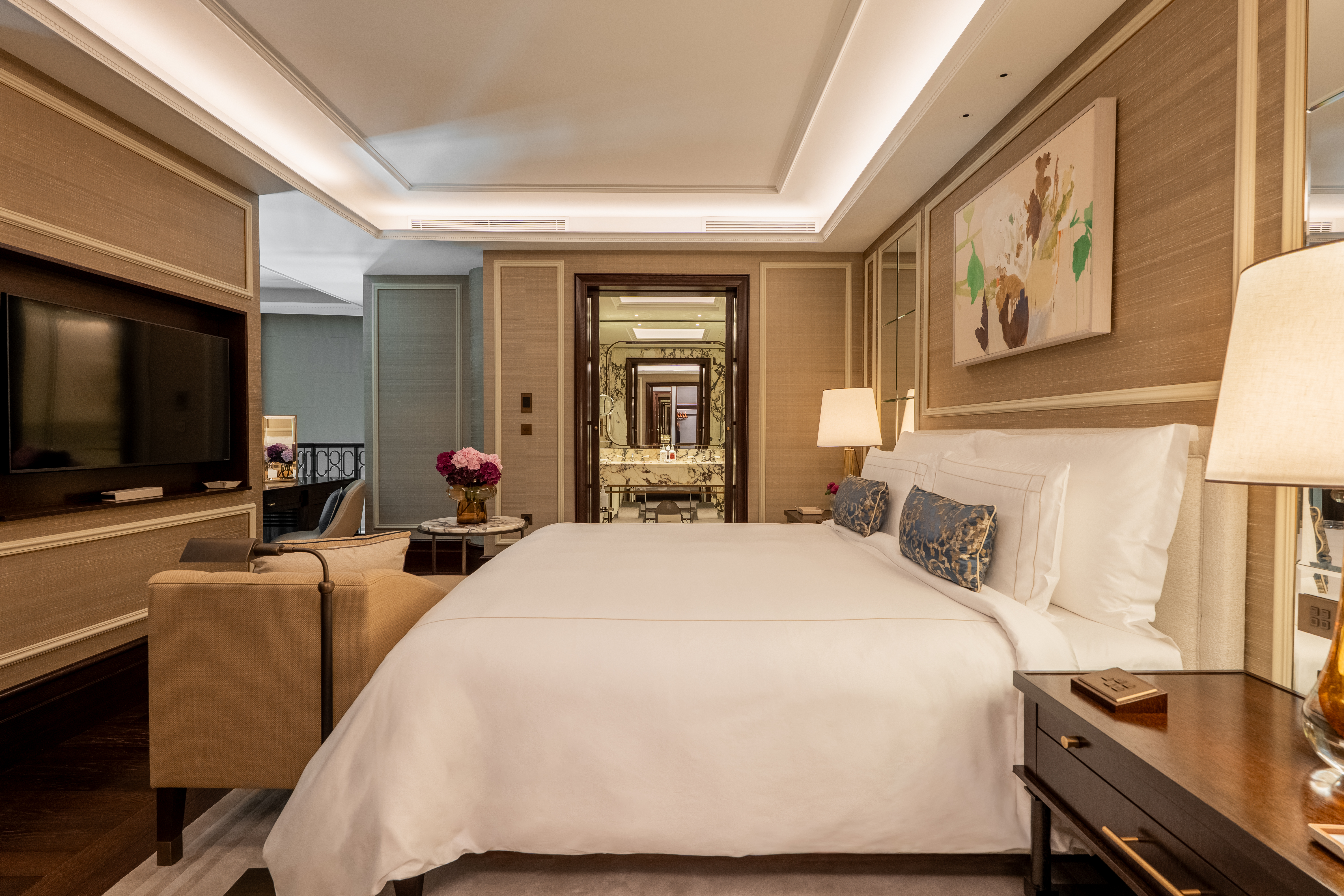 Campo Marzio Suite Bedroom Corinthia Rome