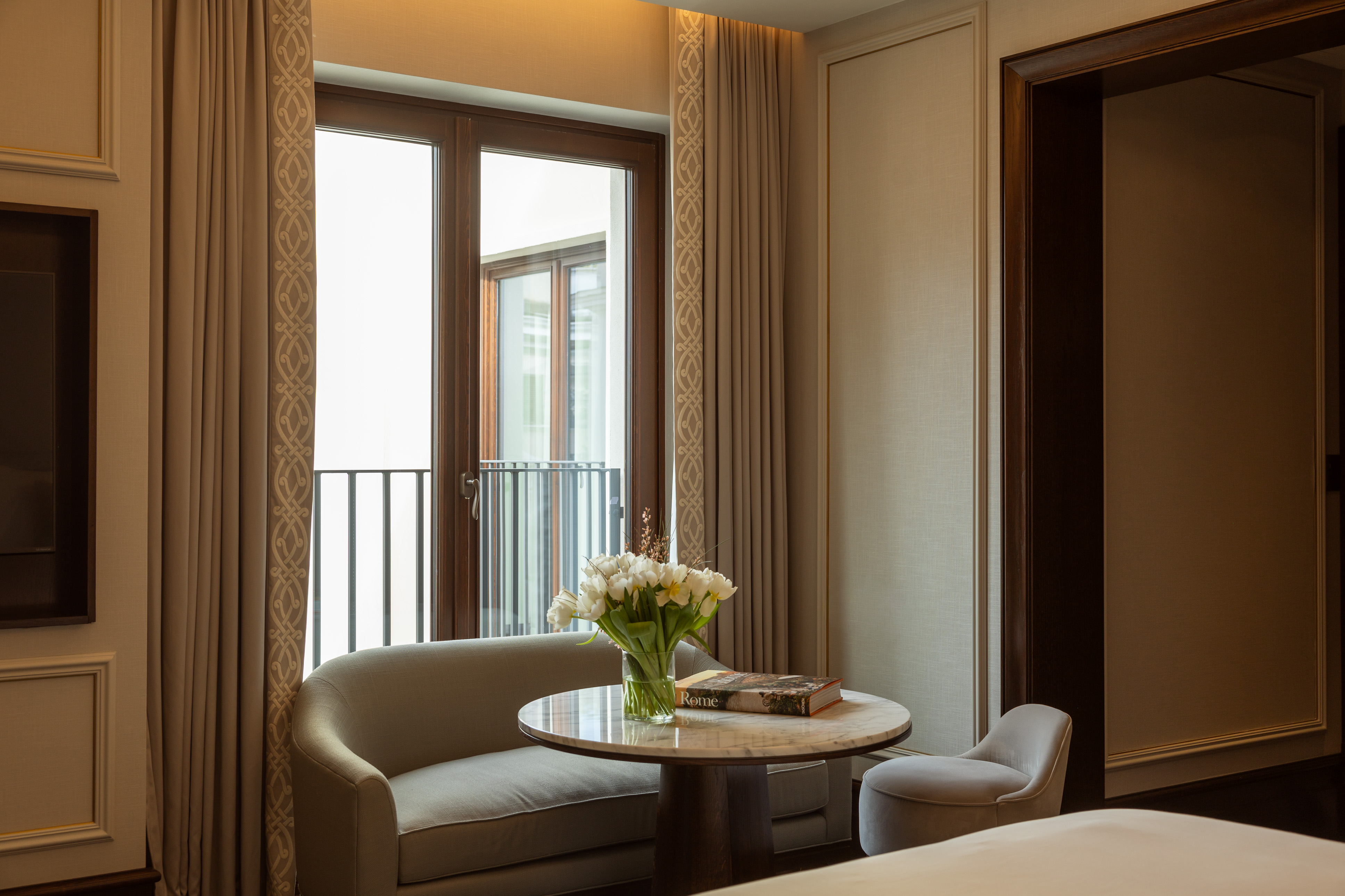 Superior Room Seating Area Corinthia Rome