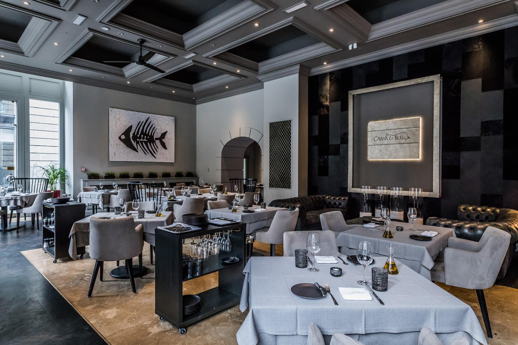 Corinthia Budapest Caviar & Bull restaurant