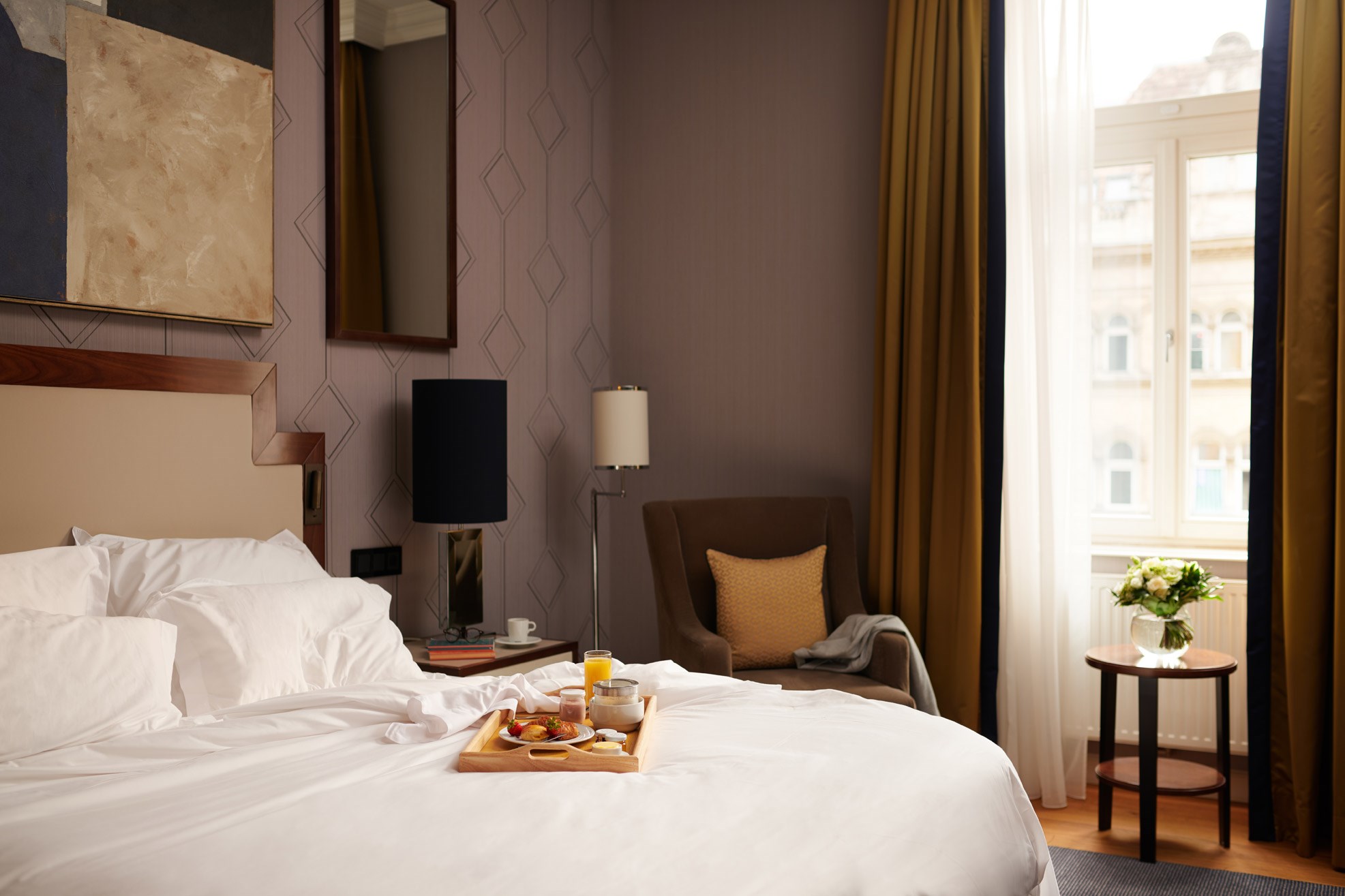 Corinthia Budapest Executive suite breakfast