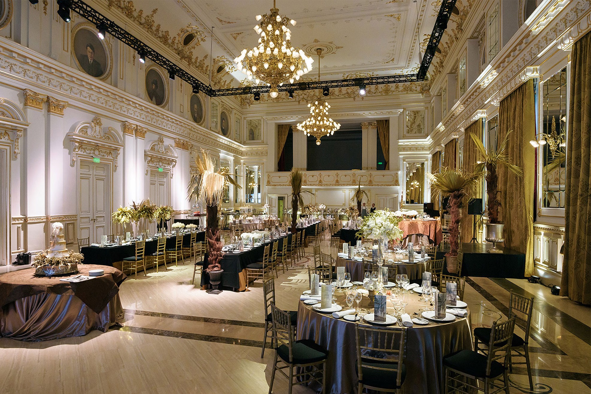 Corinthia Budapest wedding ballroom