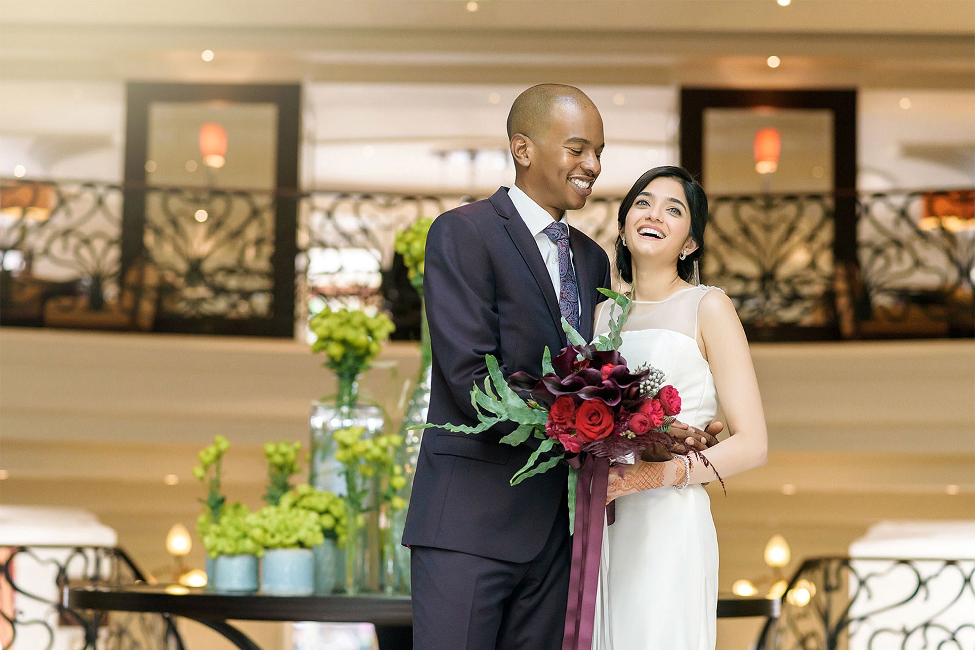Corinthia Budapest wedding lobby