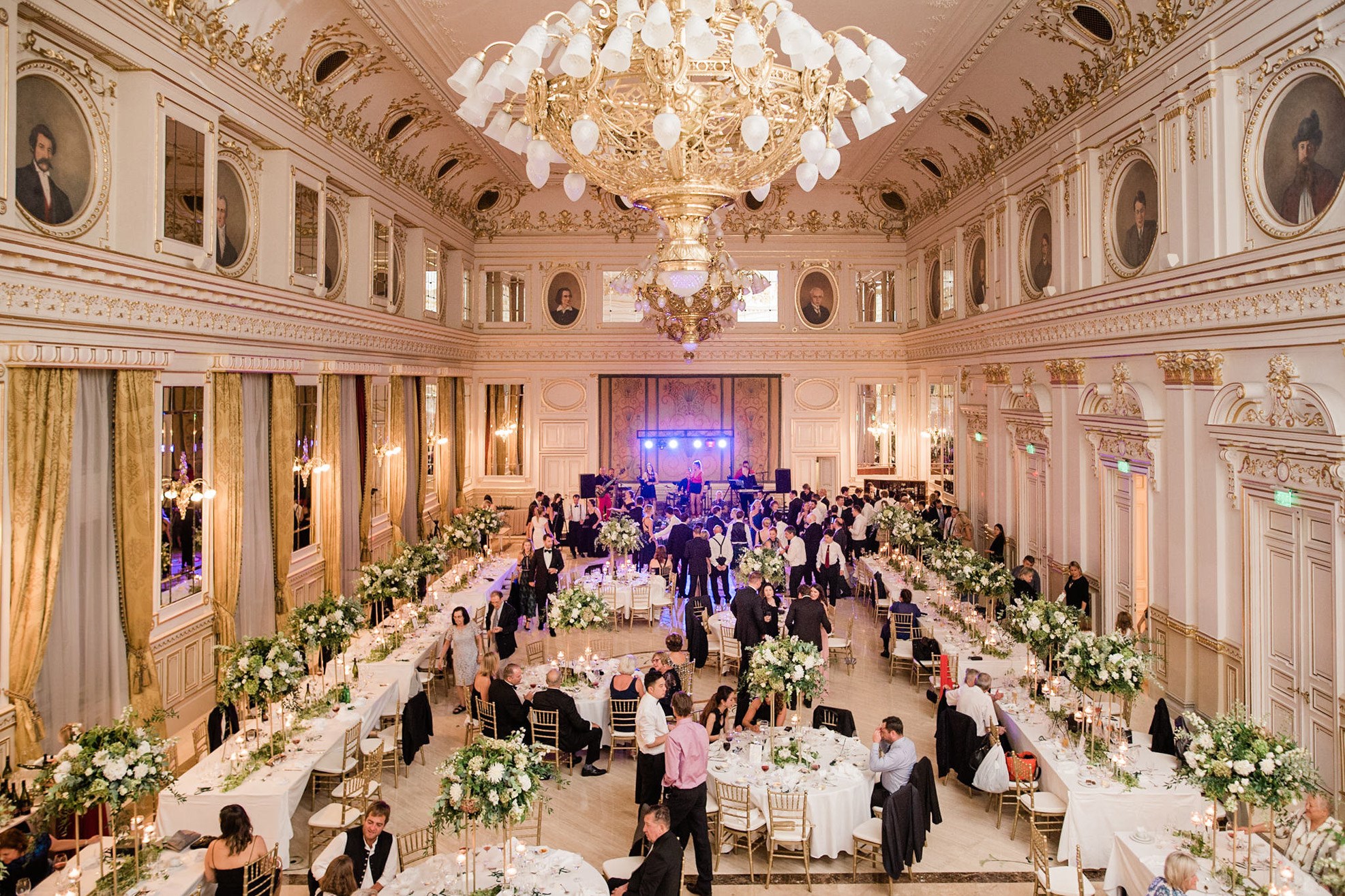 Corinthia Budapest wedding ballroom