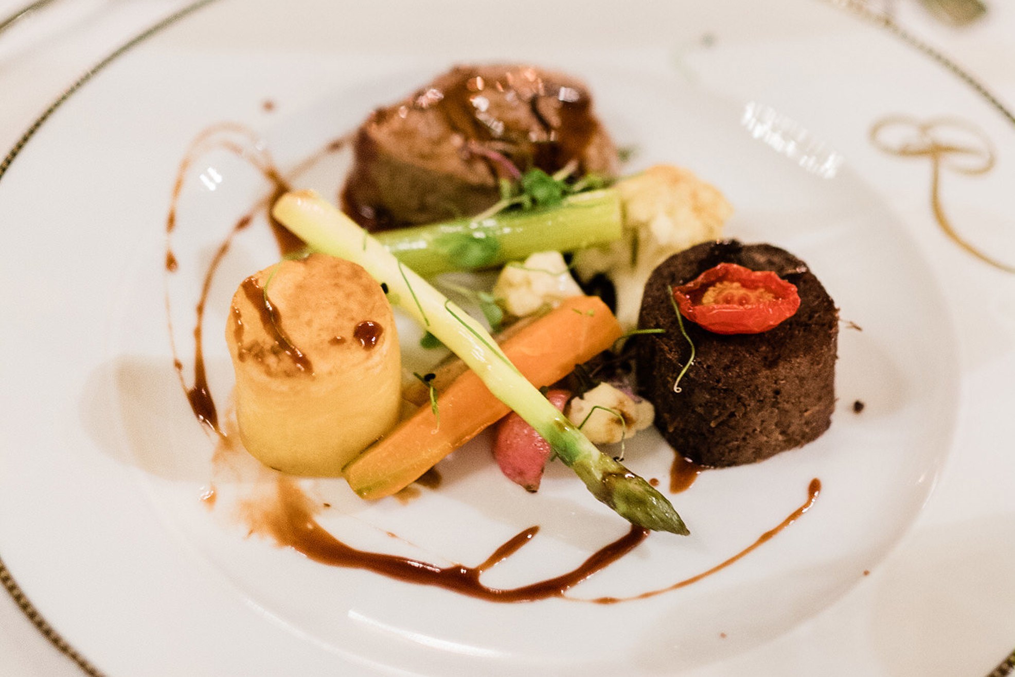 Corinthia Budapest wedding food