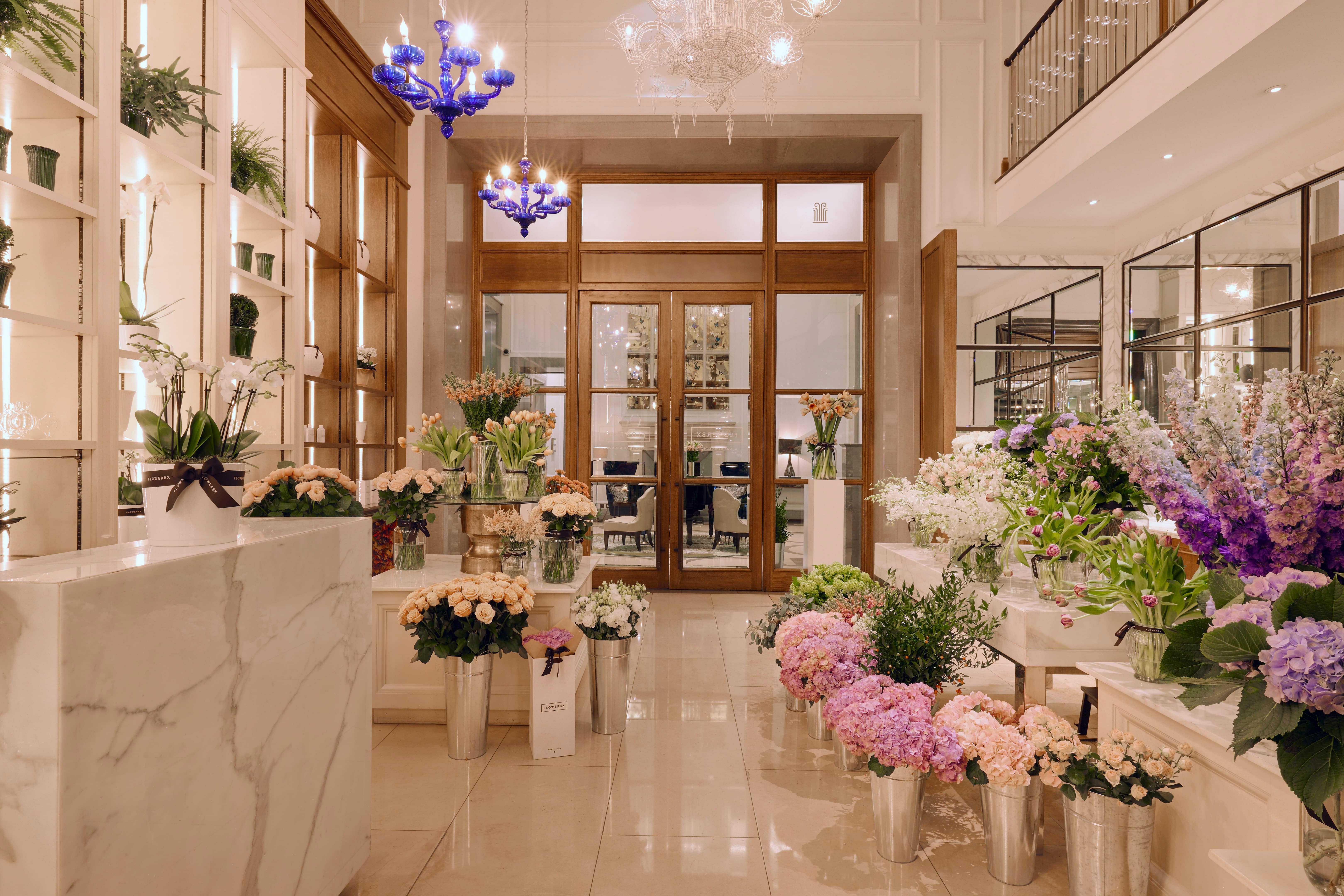 Elegant florist FLOWERBX at Corinthia London, perfect for weddings and private events