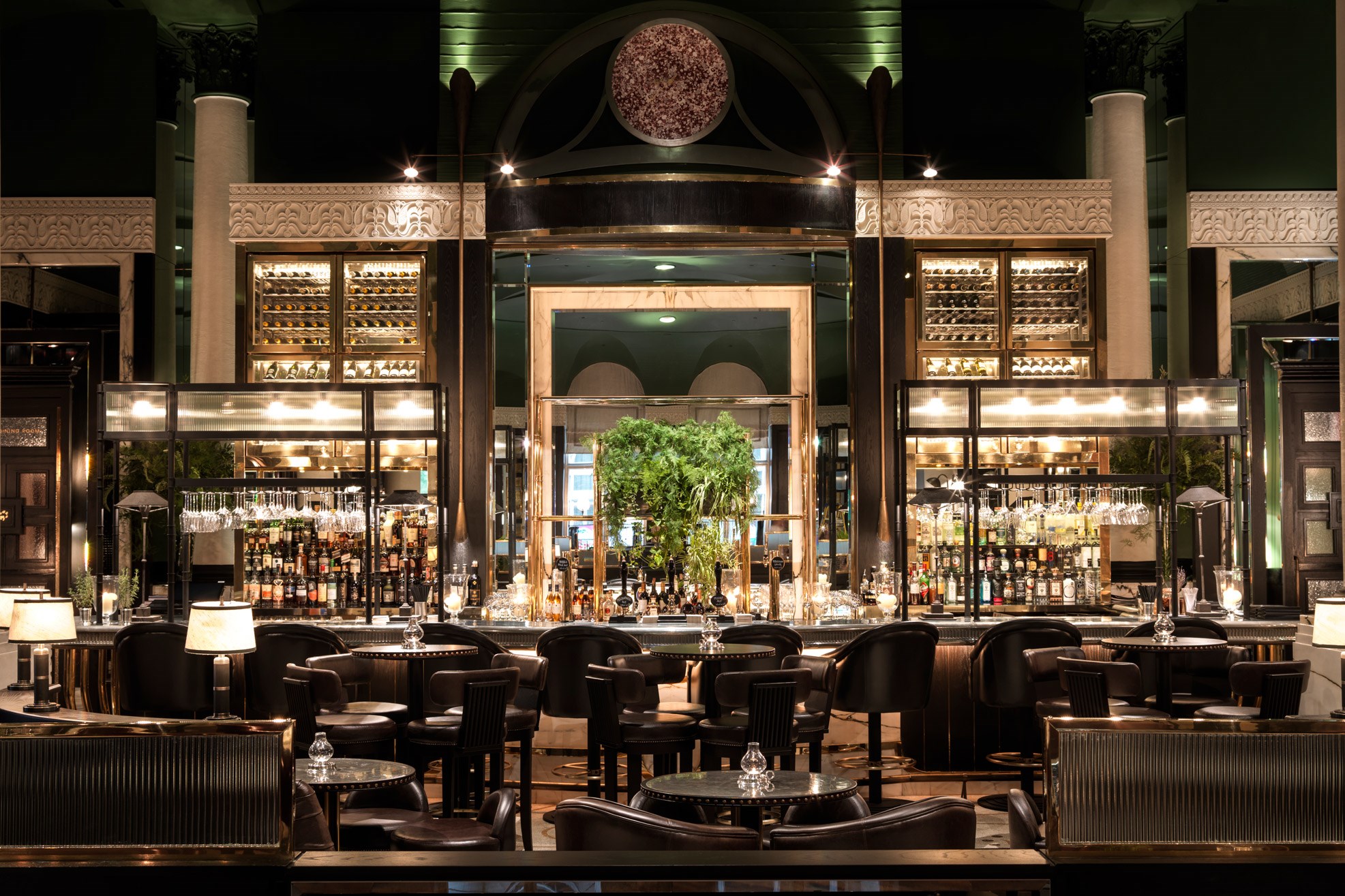 Bar and seating area in Kerridge's Bar & Grill