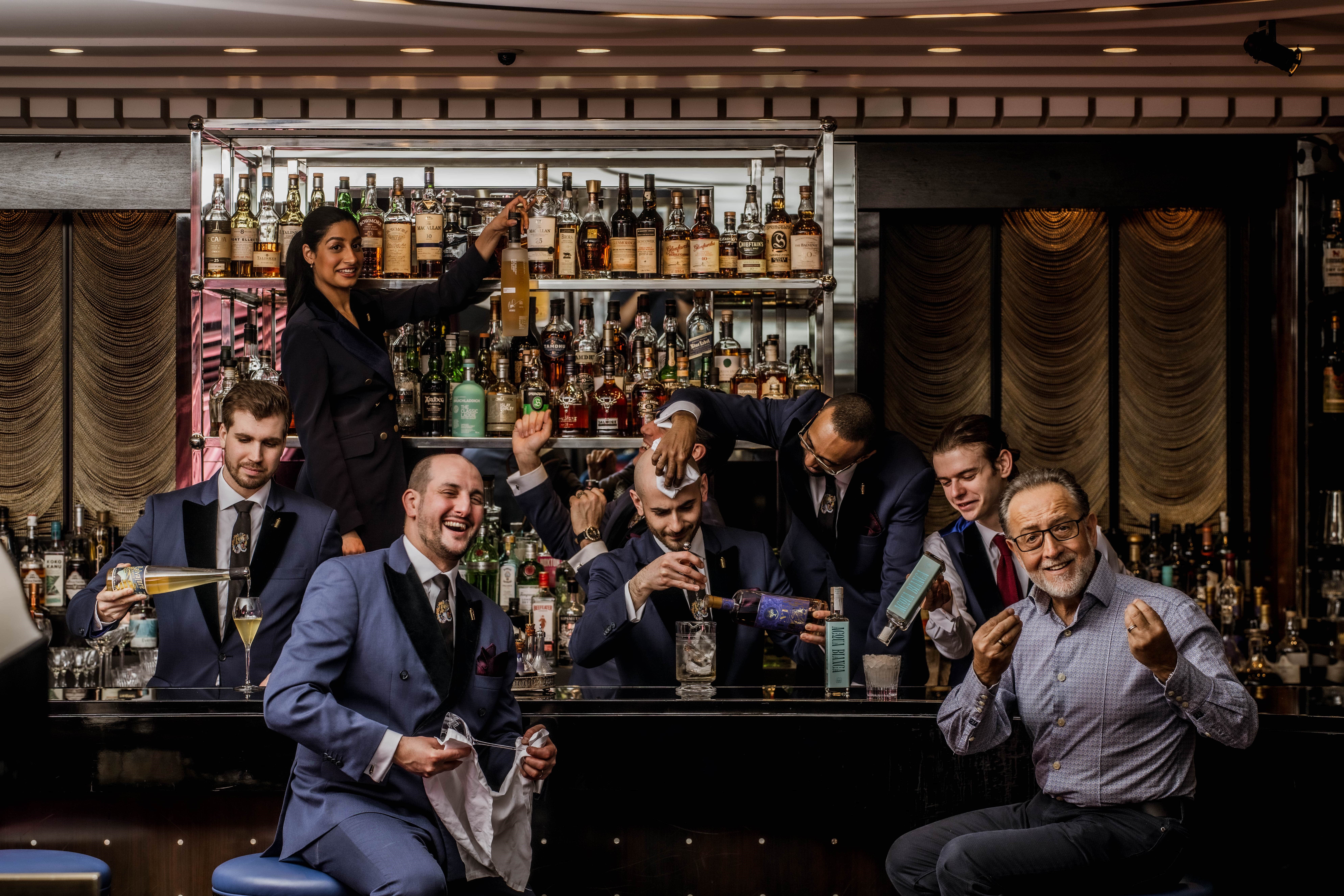 Salvatore and the Velvet bar team