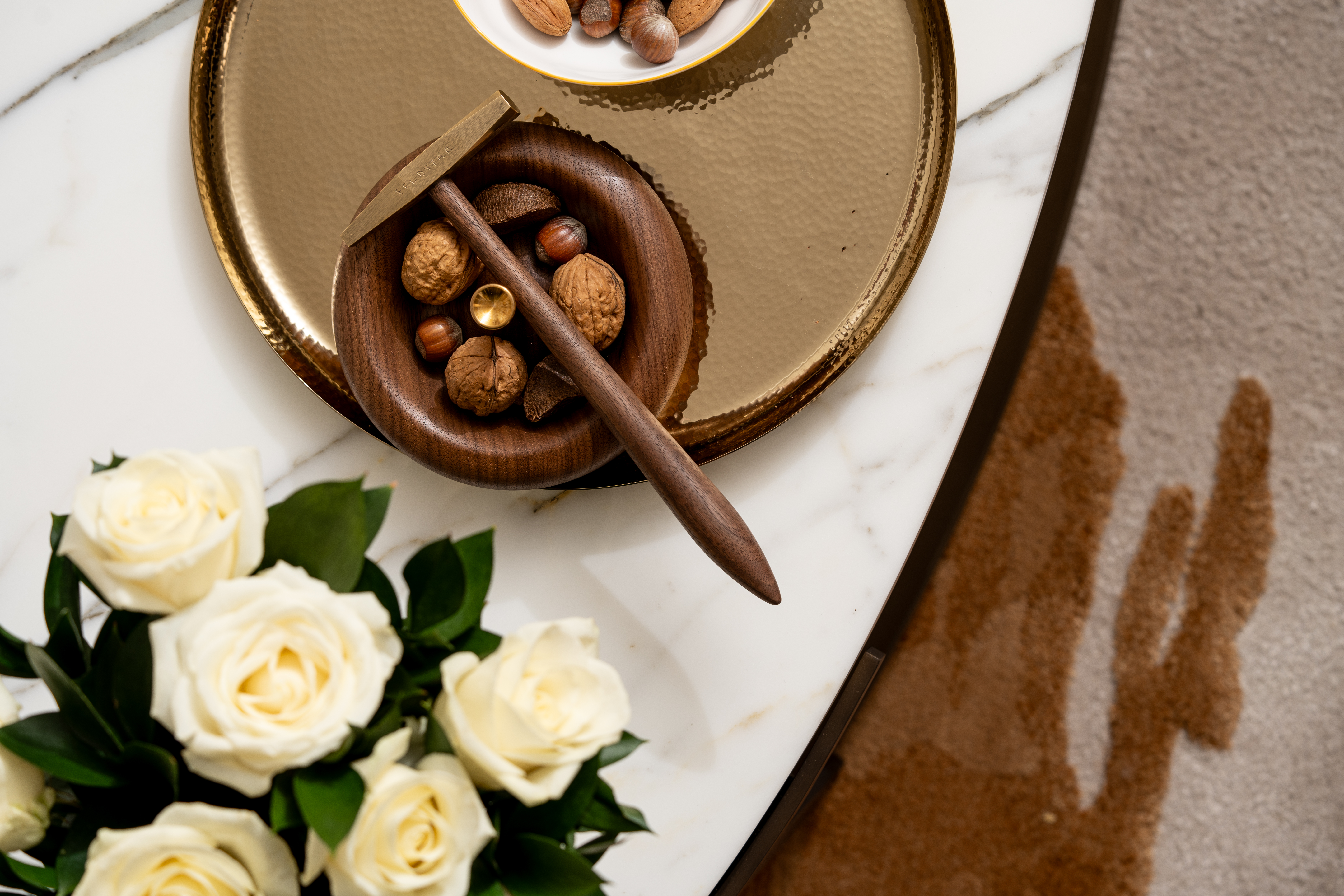 Specialty Feldspar nutcrackers, based within Luxury suites at Corinthia Hotel London. 