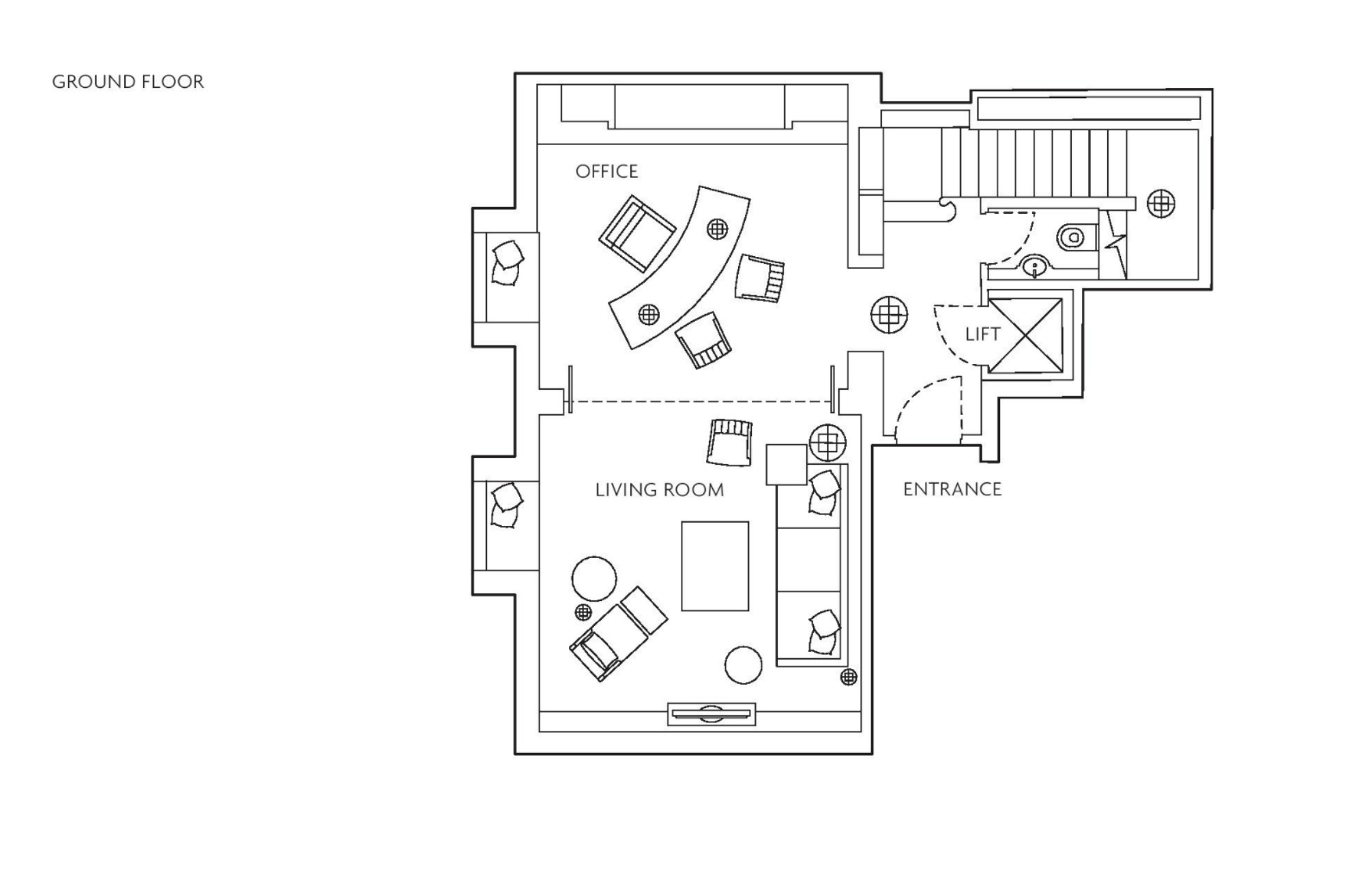 Whitehall Penthouse floorplan