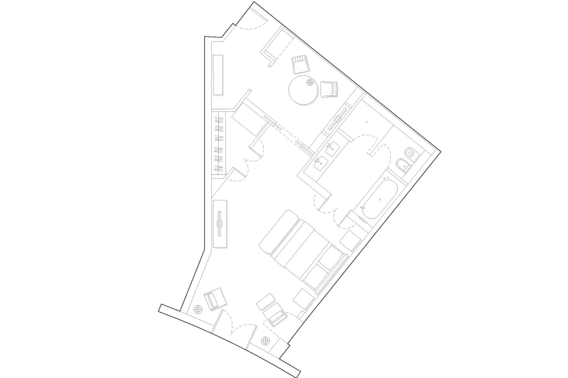 Deluxe Junior Suite floorpan
