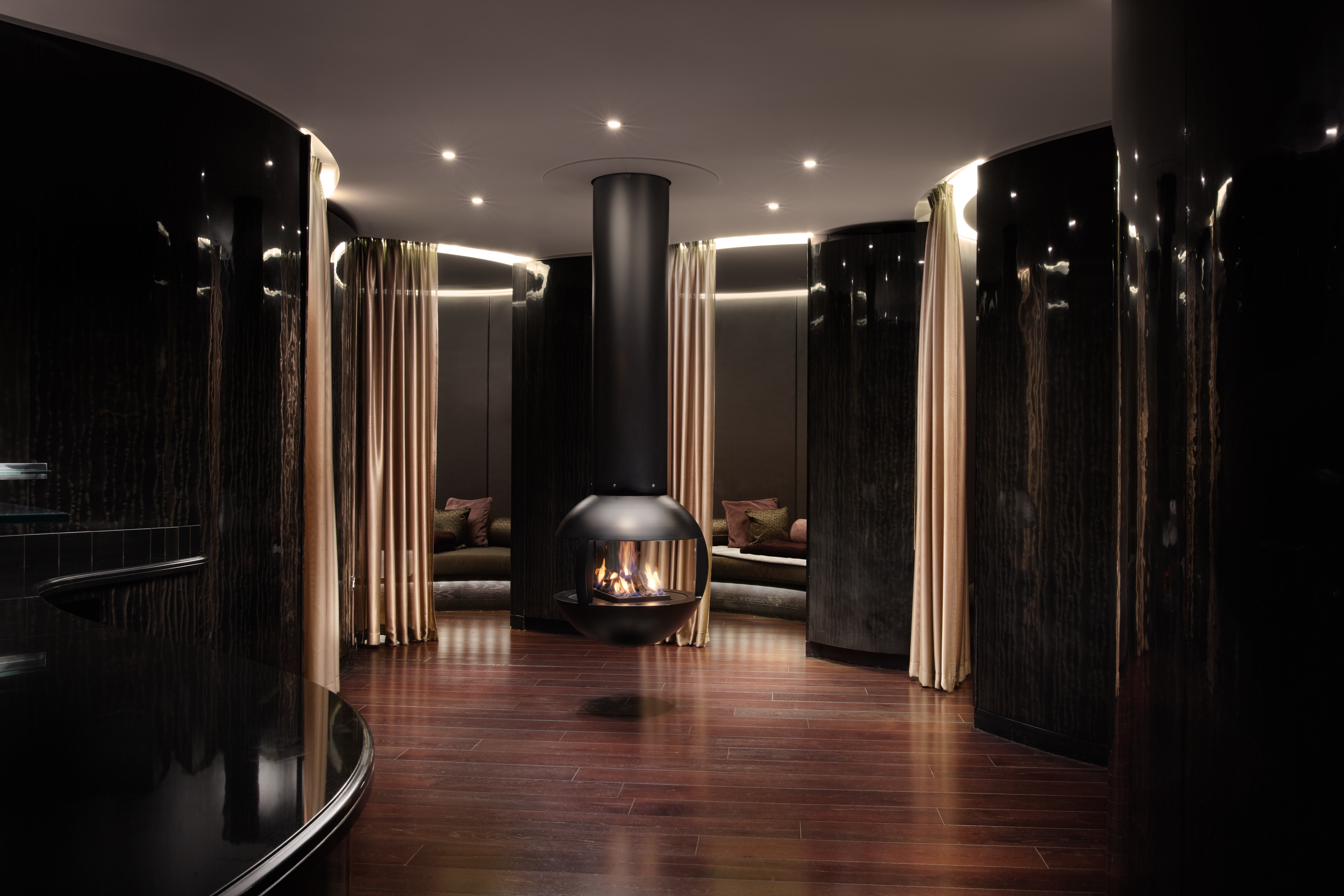 Relaxing sleep pod setups within the thermal floor wellness facilities at ESPA Life at Corinthia London