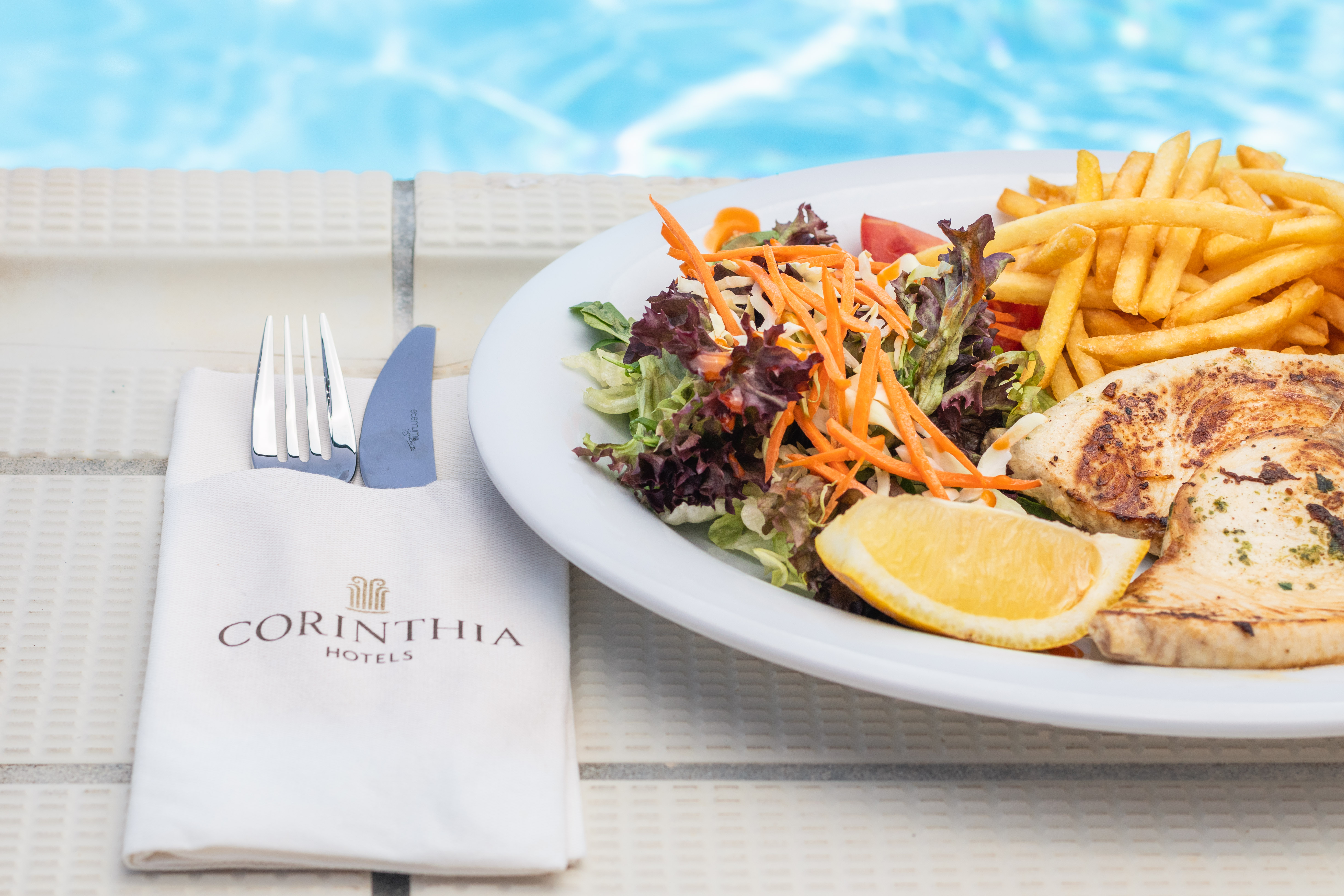 White-olive-restaurant-pool-food