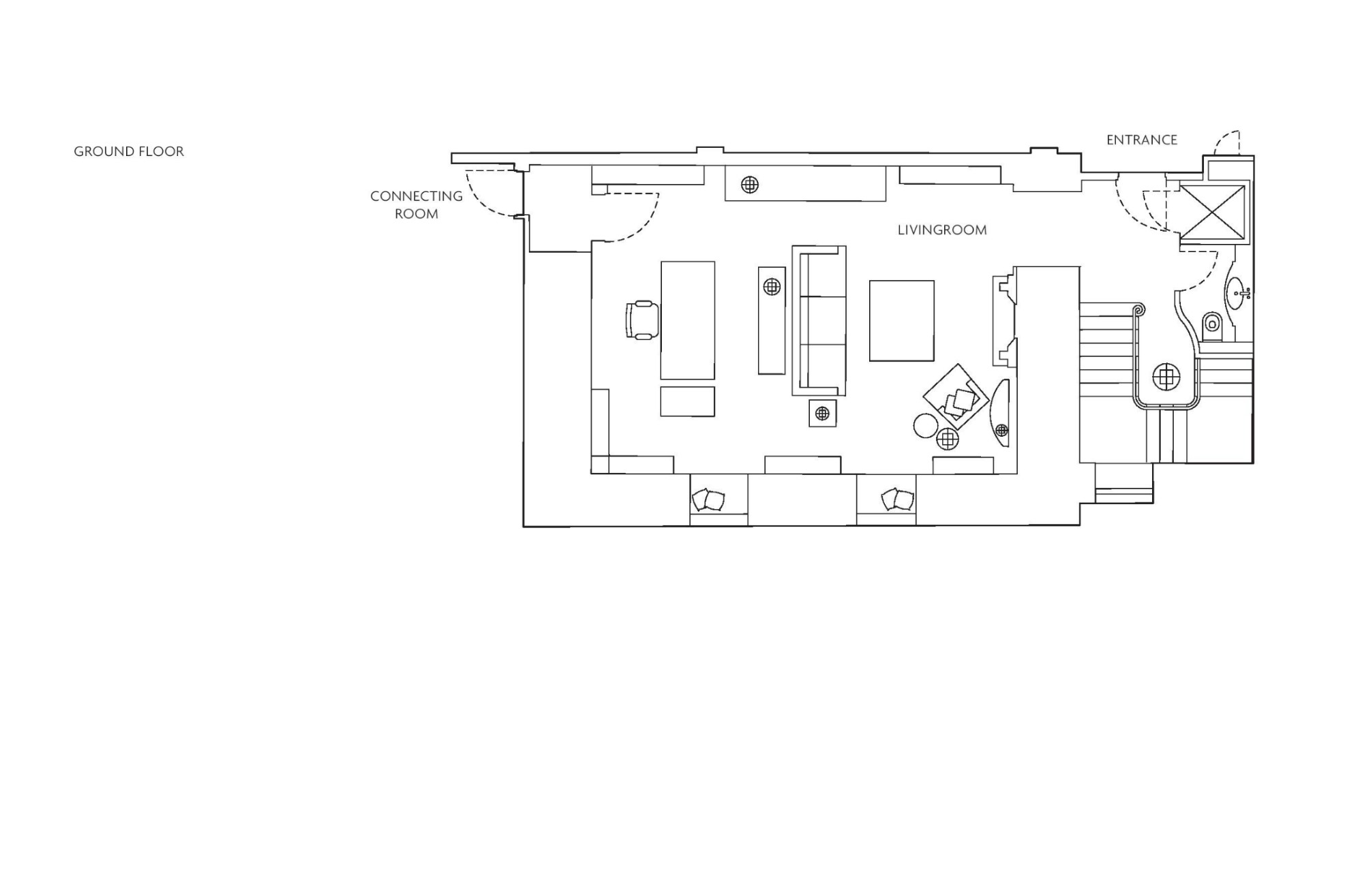 Writer's Penthouse floorplan
